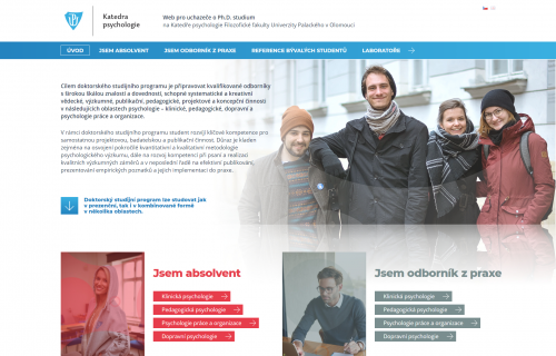 Ph.D. studium na Katedře psychologie